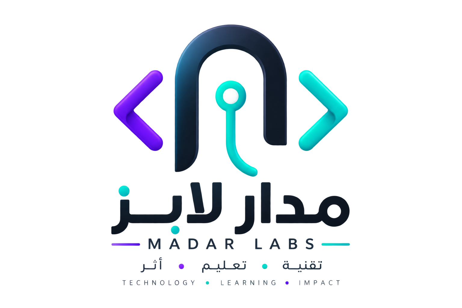 الهوية البصرية لمدار لابز — مدار لابز MADAR LABS، تقنية تعليم أثر